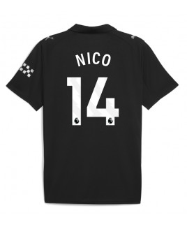Günstige Manchester City Nico Gonzalez #14 Auswärtstrikot 2025-26 Kurzarm